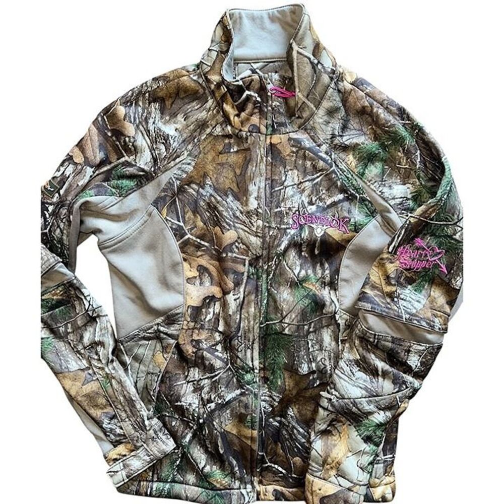 Women's Scentlok Heartstopper Realtree Camo Hunting Jacket Size Medium